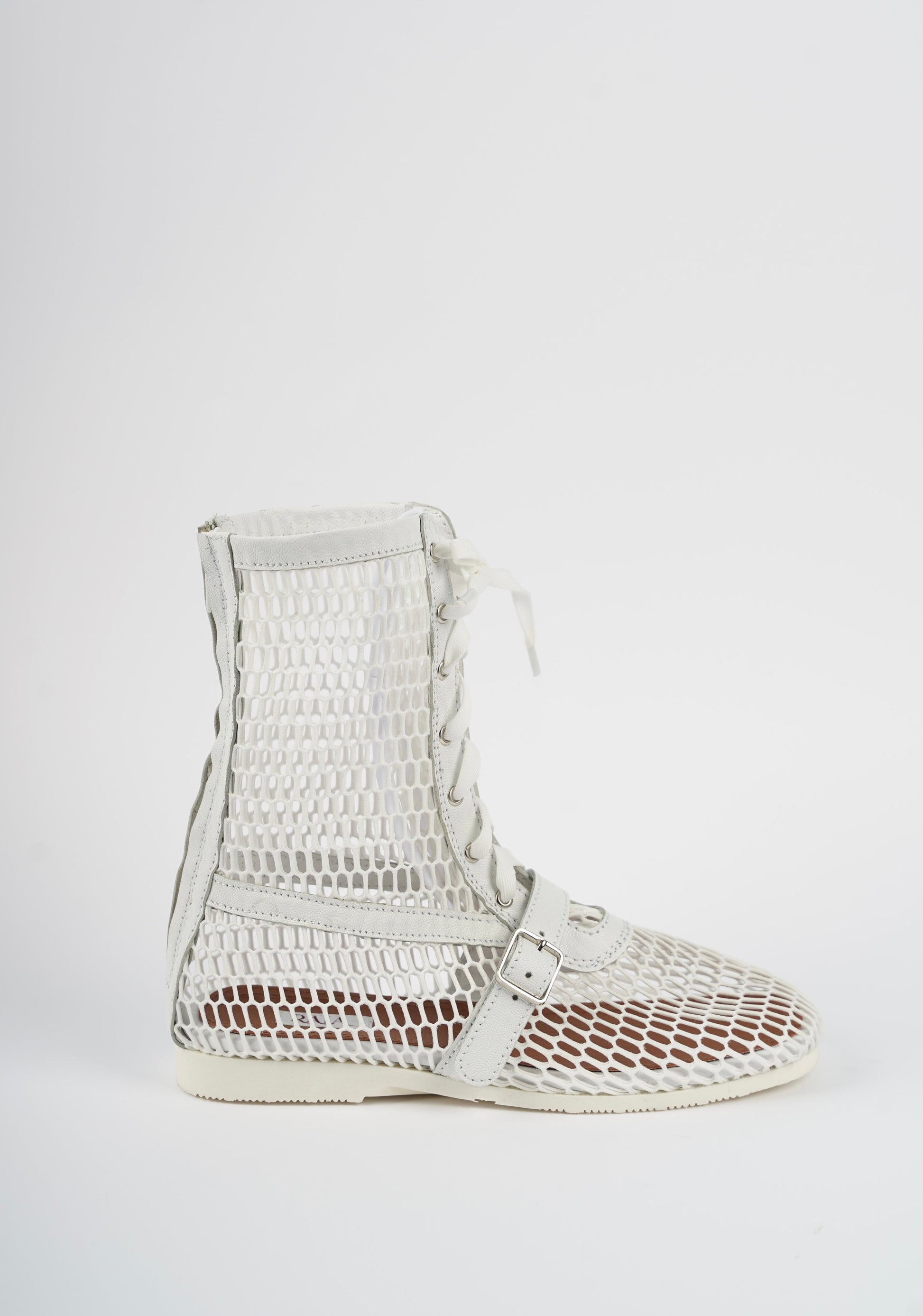 IVORY HIGH BALLET BOOTS