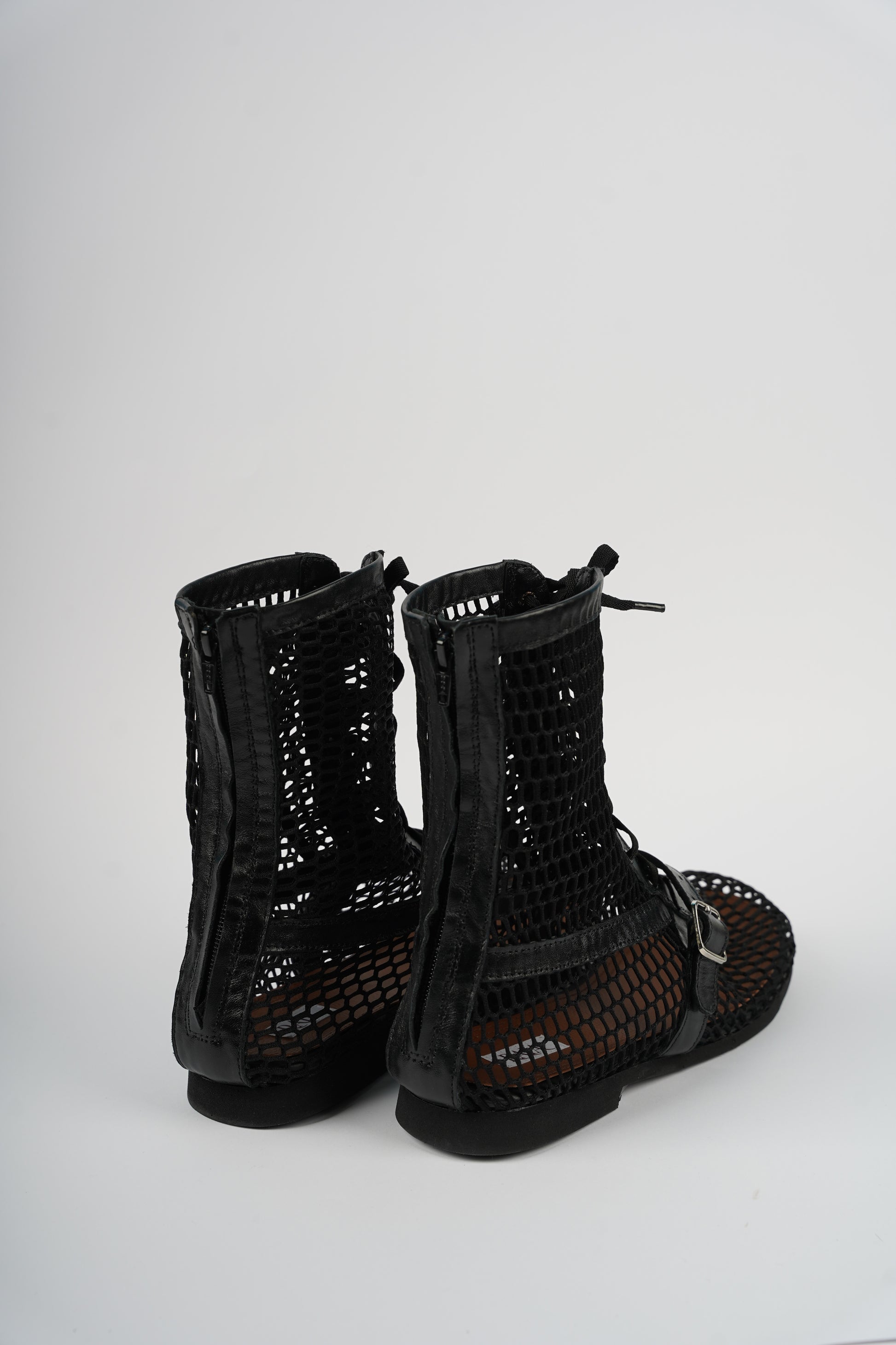 NOIR  HIGH BALLET BOOTS